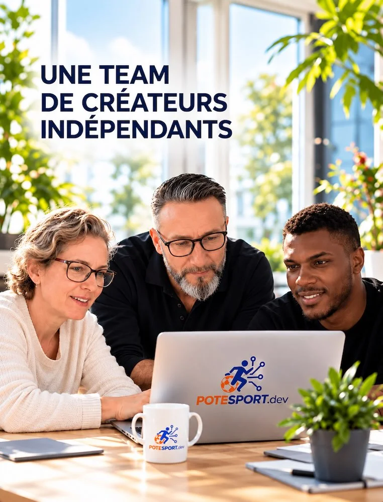 Trois. Developpeur, un homme blanc, un homme noir et une femme blanche sont dans un bureau, les trois sont perchés vers un ordinateur portable.